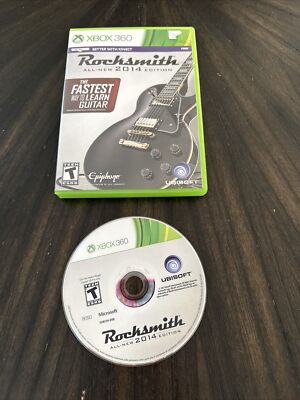 XBOX 360 Game Rocksmith All-New 2014 Edition Case & Game Only No Manual 