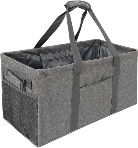 Extra Large Utility Tote Bag for Women with Pockets,Canvas Collapsible Tote Bags - Picture 12 of 12