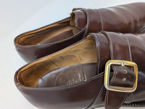 CINTURINO CHURCH’S MONK MARRONE UK 6.5 F – WESTBURY Grado Personalizzato Vintage Alta Fine - Foto 3 di 7
