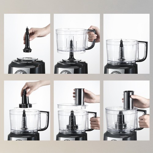 5in-1 Multifunctional Food Processor Chopper Mixer Electric Blender Juicer 600W - Picture 8 of 12