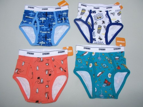 Gymboree Skateboard Airplane Surfboard Moon Boys Underwear Briefs Lot Size XS 4 - Picture 1 of 6