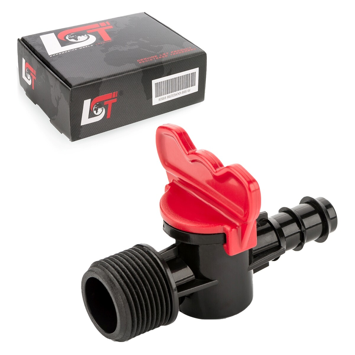 Ball valve for PE pipe hose drip system garden irrigation 16x3/4""