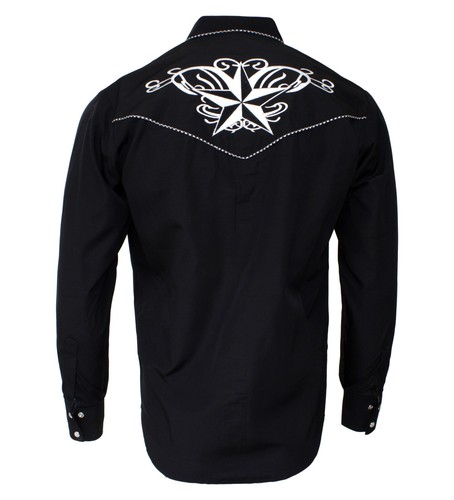 Men's El Señor de los Cielos Western Cowboy Shirt L/S 7 Embroidered Design - Picture 7 of 17