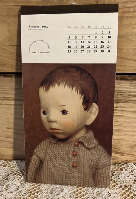 Elisabeth Pongratz Doll Calendar/Postcards from 1987 SV8743 Elisabeth Pongratz Doll Calendar/Postcards from 1987 SV8743