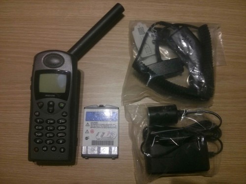 Iridium 9505 Satellite Phone bundled with battery and chargers