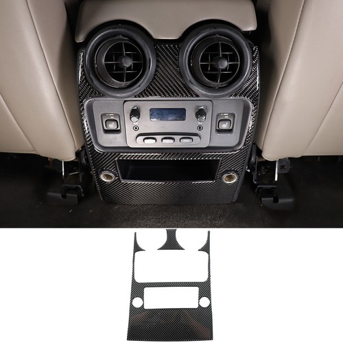 Carbon Fiber Rear Air Condition Outlet Panel Sticker Trim For Hummer H2 2003-07 - Picture 1 of 12