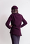 merino in Cloud9knitwear Cardigan di prugna sciallato extra lana collo italiana fine alpaca con realizzato e 4rX0wxarq