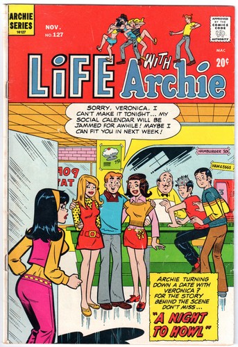 ARCHIE SERIE "LEBEN MIT ARCHIE" COMIC #127 (1972) 6,0 FN - Bild 1 von 2
