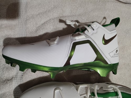 Nike Alpha Menace Pro 3 Oregon Ducks Football Cleat DH3358-102 Size 12.5 Wide - Picture 3 of 18