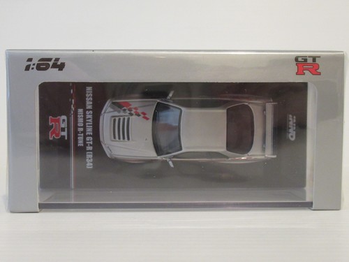 Inno64, Nissan Skyline GT-R (R34) NISMO R Tune, Silver 1:64 scale Factory Sealed - Picture 6 of 7