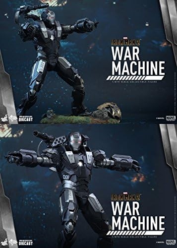 Movie Masterpiece Iron Man 2 War Machine 1/6 Die-cast Action Figure Hot Toys - Picture 4 of 7
