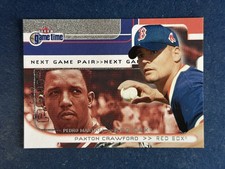 2001 Fleer Game Time Pedro Martinezpaxton Crawford Red Sox 2000 2001 Fleer Game Time Pedro Martinezpaxton Crawford Red Sox 2000