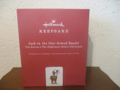Hallmark Keepsake Jack vs One Armed Bandit Nightmare Before Christmas Ornament - Picture 2 of 4