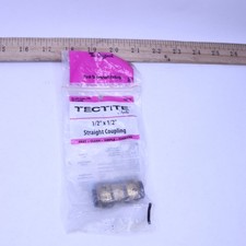 Tectite 1/2 in. Brass Push-to-Connect Coupling
