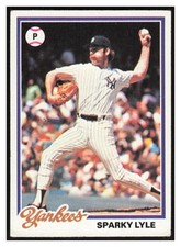 1978 Topps #35 Sparky Lyle - New York Yankees