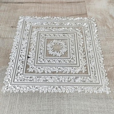 Flowers Metal Cutting Die for Scrapbooking - Durable, Cut Stencils for DIY Scrap