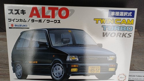 Fujimi Suzuki Alto Twincam Turbo Altoworks Modellauto Bausatz Maßstab 1:24 Neu in Box - Bild 2 von 6