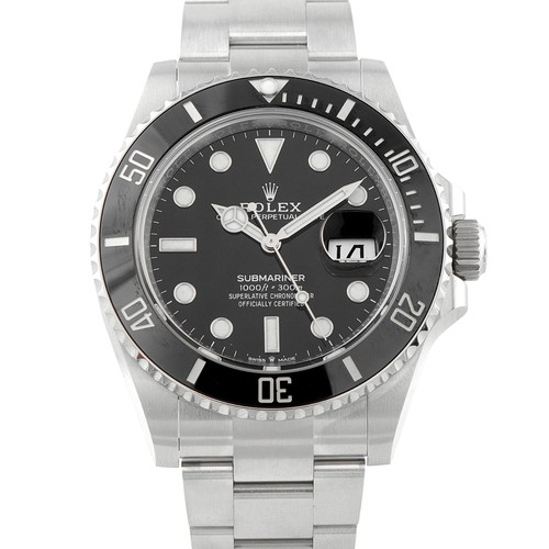 Rolex Submariner Date Black Dial Steel Watch 126610LN