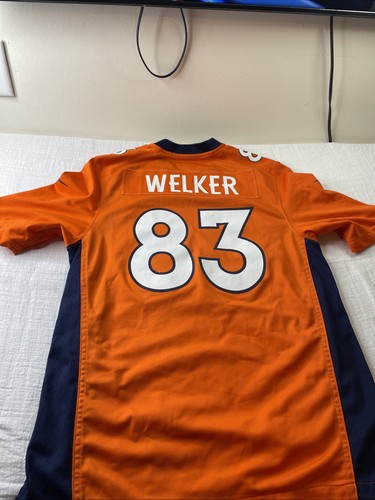 Denver Broncos Wes Welker #83 NFL Nike On Field Jersey Adult Medium Orange - Picture 9 of 10