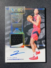 2024-25 Panini Noir Patch Auto RPA Jonathan Mogbo RC #377 Holo Silver 39/99 XV44