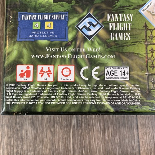 ARKHAM HORROR - A Call of CTHULHU Juego de Mesa Sellado de Fábrica Fantasy Flight - Imagen 8 de 8