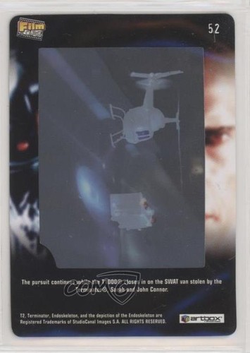 2003 Artbox Terminator 2: Judgement Day FilmCardz The Chase Is On #52 0nr3 - Picture 2 of 3