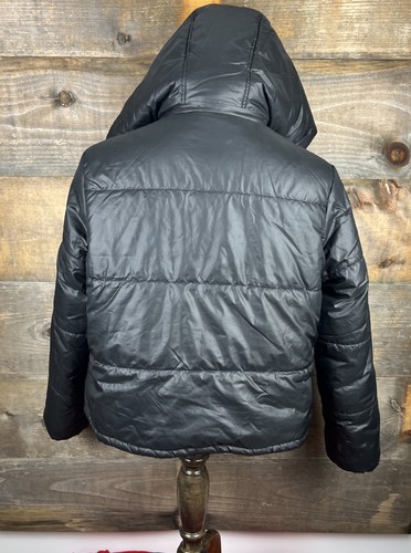 Maralyn & Me Gir's Junior Puffer Winter Mantel Jacke Kapuze schwarz Gr. XL - Bild 7 von 10