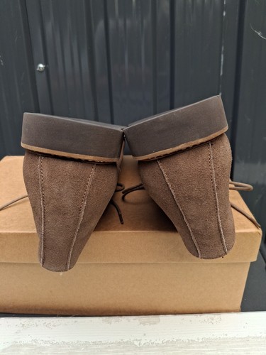 Gutteridge Men Italian Ankle Boots Tie Suede Light Brown New ØBx Chukka Sz11/ 44 - Picture 9 of 24