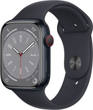 Apple Watch Series 8 GPS + LTE 45MM Midnight Aluminum Case Midnight Sport Band