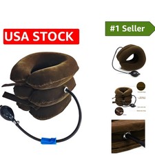 Inflatable Cervical Neck Traction Device for Pain Relief Spine Alignment