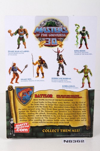 Rattlor Sellado MISB MOSC Classics (MOTUC) Heman MOTU - Imagen 2 de 3