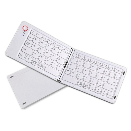 Foldable Bluetooth Keyboard Portable Folding Keyboard Suitable for6135 - Foto 6 di 6