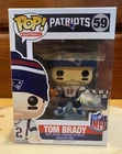 Funko Pop! Exclusive Tom Brady NFL Patriots #59 w/ Pop Protector Vaulted