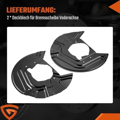 2x ANKERBLECH BREMSSCHEIBE VORNE FÜR BMW X3 E83 34113411872 34113411871 - Bild 3 von 15