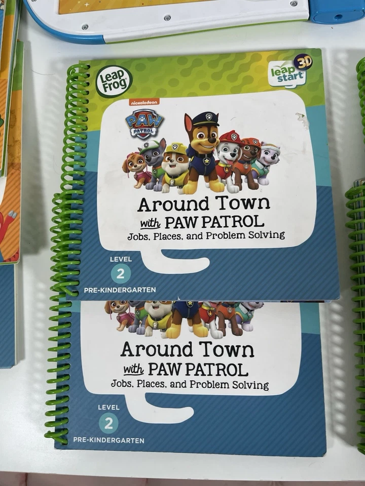 LeapFrog LeapStart 3D Interactive System Bundle 9 Books Paw patrol Math Reading - Image 4 of 4