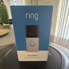 Ring Doorbell 3 Video Smart Doorbell Night Vision Two-Way Talk Alexa Wi-Fi