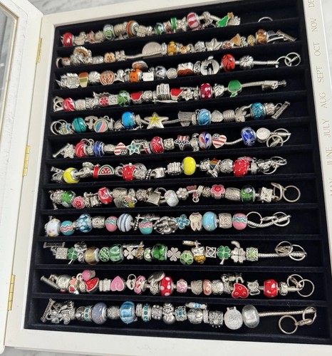 Willobee & Ward 12 Monate Bettelarmband Set komplett mit Vitrine - Bild 13 von 20