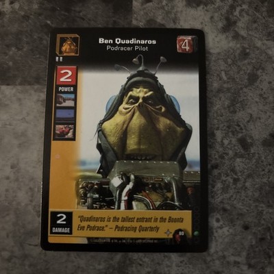 1999 Star Wars: Young Jedi CCG - The Menace of Darth Maul Ben Quadinaros #80