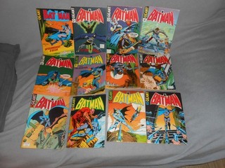 BATMAN GEANT 1ère série complète 1 à 12 Ed. SAGEDITION 1972/75 LE 6 A 1 POSTER.