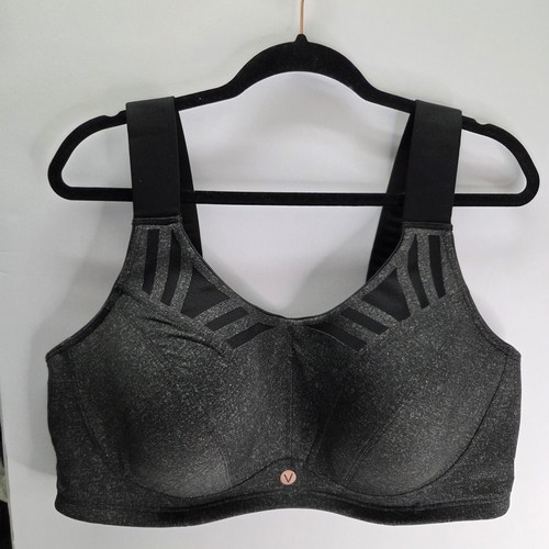 Livi Active 44DDD Sport BH Schwarz Grau Max Support Convertible High Impact - Bild 1 von 9