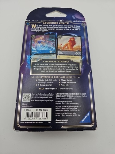 Disney Lorcana TCG: Starter Pack - 60 Cards New. Sealed. - Picture 3 of 3
