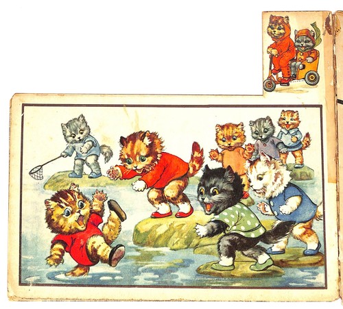 TEN LITTLE PUSSY CATS, children's counting activity book Tuck 503 - Picture 4 of 20