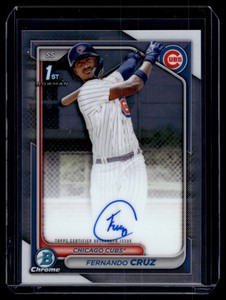 Fernando Cruz 2024 Bowman Chrome Autograph Auto Card #CPA-FC