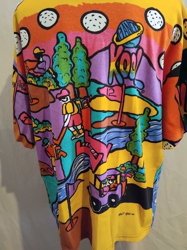 Camiseta de los 90 Kool Kozmik con estampado total Nueva Zelanda talla grande Hecha en EE. UU. - Imagen 2 de 7