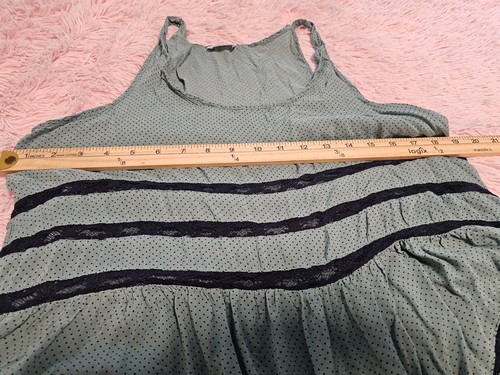 Vestido sin Mangas Free People Intimately Voile y Encaje Trapecio Talla MEDIANA - Imagen 5 de 9