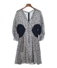STELLA McCARTNEY Dress NavyxWhite(Total pattern) 34(Approx. XXS) 2200416965025