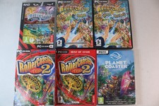 6 games: RollerCoaster Tycoon Games (Personal Computer PC) Authentic, tested