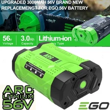 3.0 For EGO POWER+ BA1400T 56V 2.5 Ah Lithium-ion Battery Upgrade Fuel Gauge New