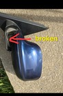 2011-2014 Bmw X3 Driver Side Left View Power Door Mirror With Camera OEM BLUE 