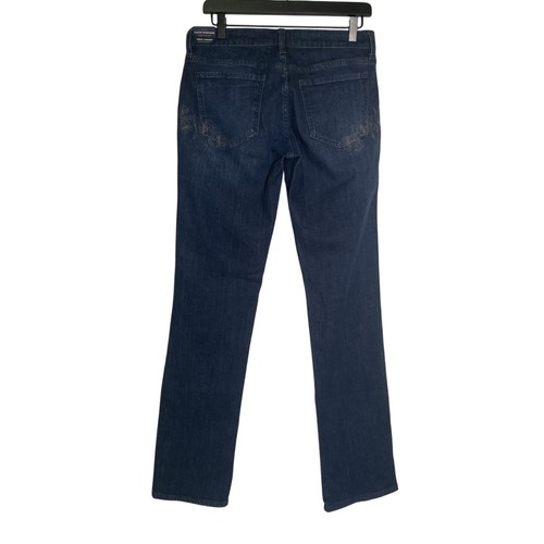 NUEVO CON ETIQUETAS Lucky Brand Ollie Sweet Vaqueros Rectos Mujer Talla 4/28 Bordados - Imagen 5 de 12